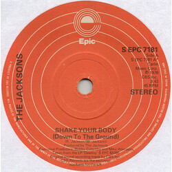 The Jacksons Shake Your Body (Down To The Ground) VINYL 7" USED