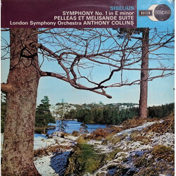 Jean Sibelius / Anthony Collins (2) / The London Symphony Orchestra Symphony No.1 In E Minor / Pelléas Et Mélisande Suite Vinyl LP USED