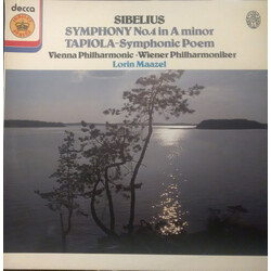 Lorin Maazel / Jean Sibelius / Wiener Philharmoniker Symphony No.4 / Tapiola Vinyl LP USED