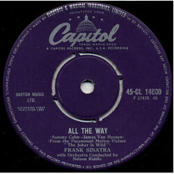 Frank Sinatra All The Way / Chicago VINYL 7" USED