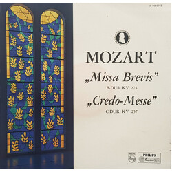 Wolfgang Amadeus Mozart "Missa Brevis" B-Dur KV 275 / "Credo-Messe" C-Dur KV 257 Vinyl LP USED