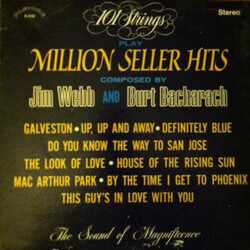 101 Strings Play Million Seller Hits Composed By Jim Webb And Burt Bacharach Vinyl LP USED