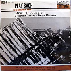Jacques Loussier / Christian Garros / Pierre Michelot Play Bach Numero Un Vinyl LP USED