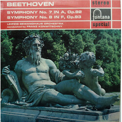 Ludwig van Beethoven / Gewandhausorchester Leipzig / Franz Konwitschny Symphony No. 7 In A, Op.92 / Symphony No.8 In F, Op.93 Vinyl LP USED