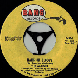The McCoys Hang On Sloopy / I Can't Explain It USED VINYL 7INCH 45 RPM SINGLE