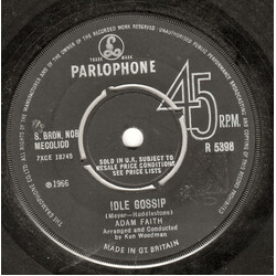 Adam Faith Idle Gossip USED VINYL 7INCH SINGLE
