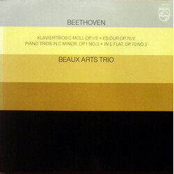 Ludwig van Beethoven / Beaux Arts Trio Klaviertrios C-Moll Op.1/3 · Es-Dur Op.70/2 = Piano Trios In C Minor, Op.1 No.3 · In E Flat, Op.70 No.2 Vinyl L