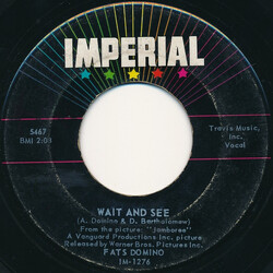Fats Domino Wait And See / I Still Love You USED VINYL 7INCH 45 RPM SINGLE