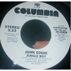 John Eddie Jungle Boy USED VINYL 7INCH 45 RPM SINGLE PROMO