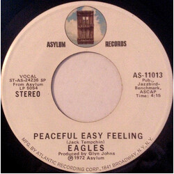 Eagles Peaceful Easy Feeling USED VINYL 7INCH 45 RPM SINGLE STEREO