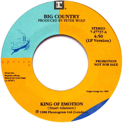 Big Country King Of Emotion Vinyl 7" USED