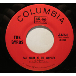 The Byrds Bad Night At The Whiskey USED VINYL 7INCH 45 RPM SINGLE STYRENE