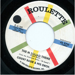 Count Basie Orchestra The M Squad Theme / The Late Late Show USED VINYL 7INCH 45 RPM SINGLE