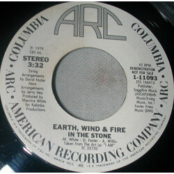 Earth, Wind & Fire In The Stone USED VINYL 7INCH 45 RPM PROMO STYRENE