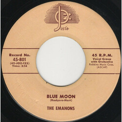 The Emanons (5) Blue Moon / Wish I Had My Baby USED VINYL 7INCH 45 RPM SINGLE