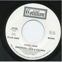 Emerson, Lake & Palmer Lucky Man USED VINYL 7INCH 45 RPM SINGLE PROMO STEREO MONO