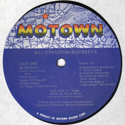 Billy Preston / Syreeta Go For It Vinyl 12" USED