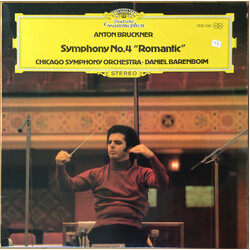 Anton Bruckner / The Chicago Symphony Orchestra / Daniel Barenboim Symphony No.4 "Romantic" Vinyl LP USED
