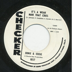 Eddie & Ernie It's A Weak Man That Cries USED VINYL 7INCH 45 RPM SINGLE PROMO