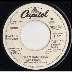 Glen Campbell My Prayer Vinyl 7" USED