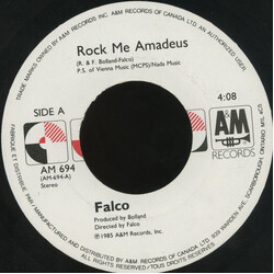 Falco Rock Me Amadeus / Der Kommissar USED VINYL 7INCH 45 RPM SINGLE