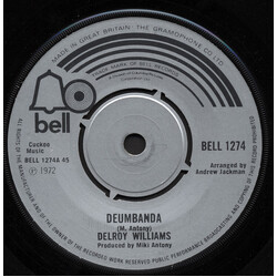 Delroy Williams (2) Deumbanda USED VINYL 7INCH 45 RPM SINGLE