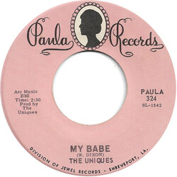 The Uniques (2) My Babe USED VINYL 7INCH 45 RPM SINGLE