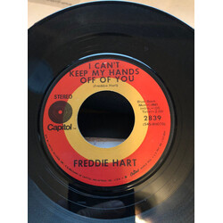 Freddie Hart Fingerprints / I Can't Keep My Hands Off Of You USED VINYL 7INCH SINGLE 45 RPM