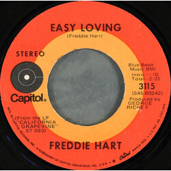 Freddie Hart Easy Loving / Brother Bluebird USED VINYL 7INCH 45 RPM SINGLE STEREO