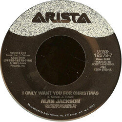 Alan Jackson (2) I Only Want You For Christmas USED VINYL 7INCH 45 RPM SINGLE