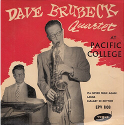 The Dave Brubeck Quartet At Pacific College USED VINYL 7INCH EP MONO