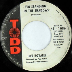 The 5 Royales I'm Standing In The Shadows USED VINYL 7INCH 45 RPM
