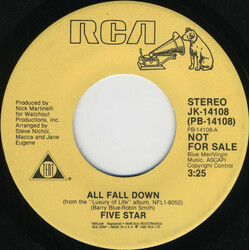 Five Star All Fall Down USED VINYL 7INCH 45 RPM PROMO