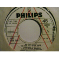 Frankie Valli The Girl I'll Never Know (Angels Never Fly This Low) / A Face Without A Name USED VINYL 7INCH 45 RPM SINGLE PROMO