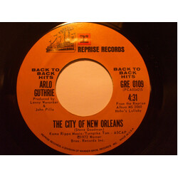 Arlo Guthrie The City Of New Orleans USED VINYL 7INCH 45 RPM SINGLE