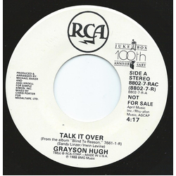 Grayson Hugh Talk It Over Vinyl 7" USED