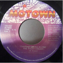 The Right Choice Tired Of Being Alone USED VINYL 7INCH