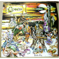 Omen (3) Battle Cry Vinyl LP USED