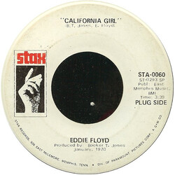 Eddie Floyd California Girl USED VINYL 7INCH 45 RPM SINGLE PROMO
