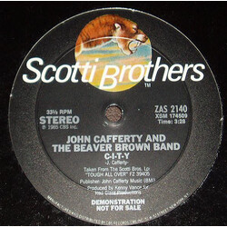 John Cafferty And The Beaver Brown Band C-I-T-Y USED VINYL 12INCH 33 S RPM PROMO SINGLE
