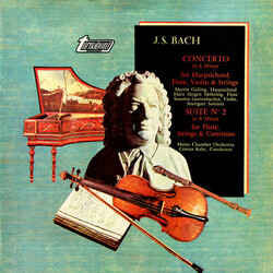 Johann Sebastian Bach Concerto In A Minor For Harpsichord, Flute, Violin & Strings / Suite Nº 2 In B Minor For Flute, Strings & Continuo Vinyl LP USED