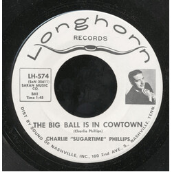 Charlie Phillips The Big Ball Is In Cowtown USED VINYL 7INCH 45 RPM SINGLE