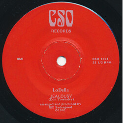 LoDella Jealousy USED VINYL 7INCH SINGLE PROMO