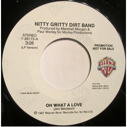 Nitty Gritty Dirt Band Oh What A Love Vinyl 7" USED
