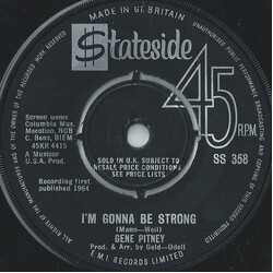 Gene Pitney I'm Gonna Be Strong USED VINYL 7INCH 45 RPM