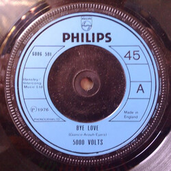 5000 Volts Bye Love USED VINYL 7INCH 45 RPM