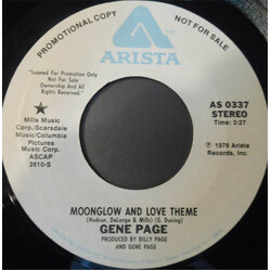 Gene Page Moonglow And Love Theme USED VINYL 7INCH 45 RPM PROMO STEREO MONO