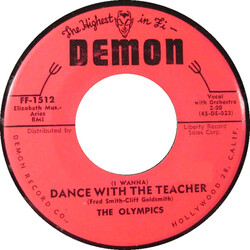 The Olympics (I Wanna) Dance With The Teacher / Ev'rybody Needs Love USED VINYL 7INCH 45 RPM