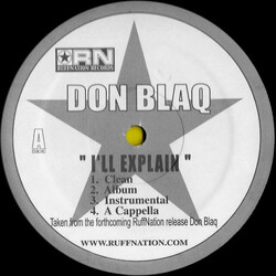 Don Blaq I'll Explain / G Respect Vinyl 12" USED