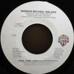 Narada Michael Walden Gimme, Gimme, Gimme USED VINYL 7INCH 45 RPM SINGLE